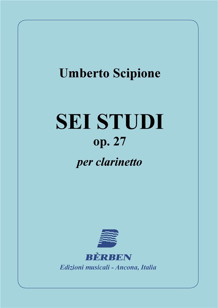 6 Studi Op. 27 Per Clarinetto